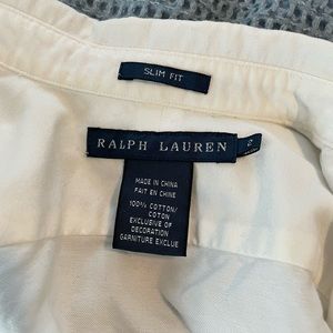 Slim fit Ralph Lauren button down Oxford